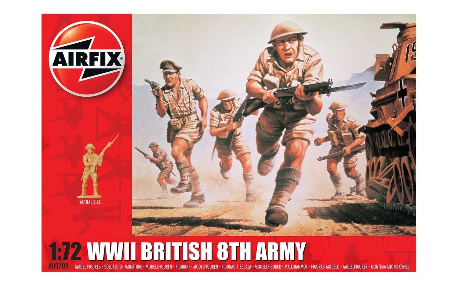 Airfix A00709 WWII British 8th Army 1:76 Scale