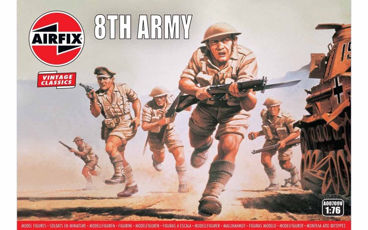 Airfix A00709V WWII British 8th Army 1:76 Scale