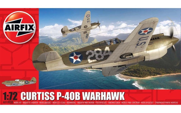 Airfix A01003B Curtiss P 40B Warhawk 1:72 Scale