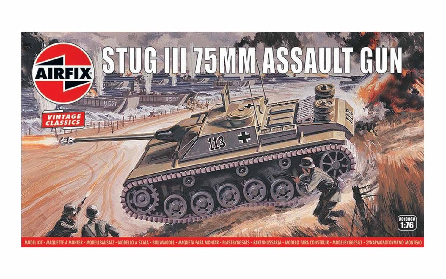 Airfix A01306V Stug III 75mm Assault Gun 1:76 Scale