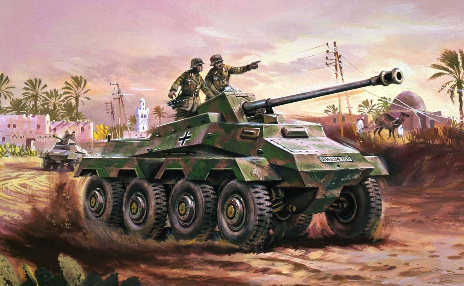 Airfix A01311V SDKFz.234 Armoured Car 1:76 Scale