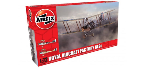 Airfix A02104 Royal Aircraft Factory BE2c Scout  1:72 Scale