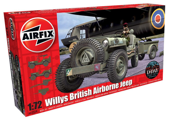 Airfix A02339 Willys MB Jeep 1:76 Scale