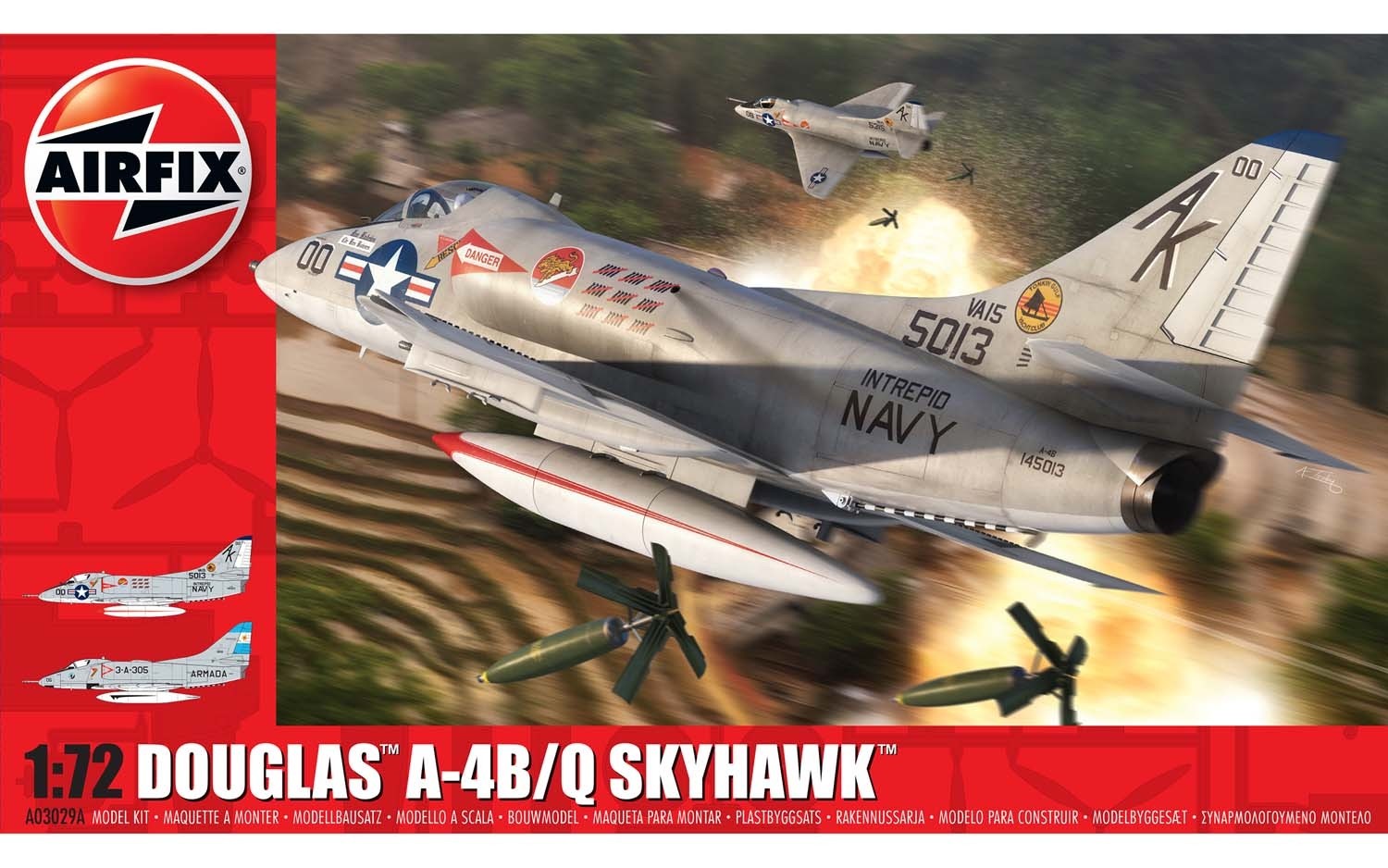 Airfix A03029A Douglas A-4B/Q Skyhawk 1:72 Scale