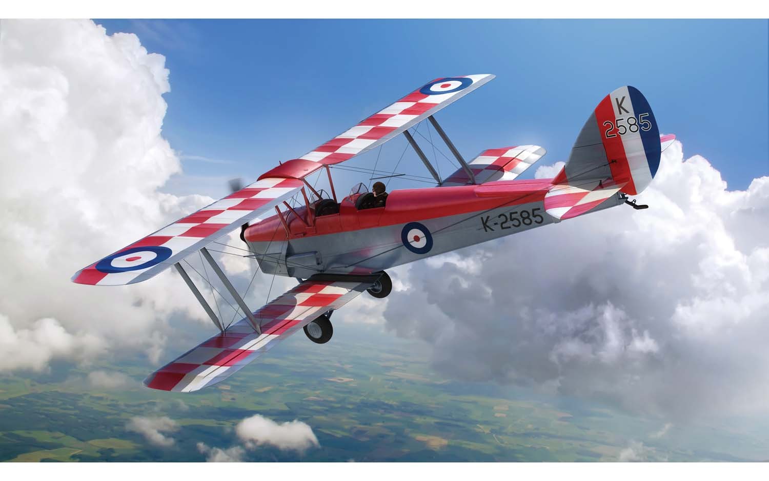 Airfix A04104 de Havilland D.H.82a Tiger Moth 1:48 Scale