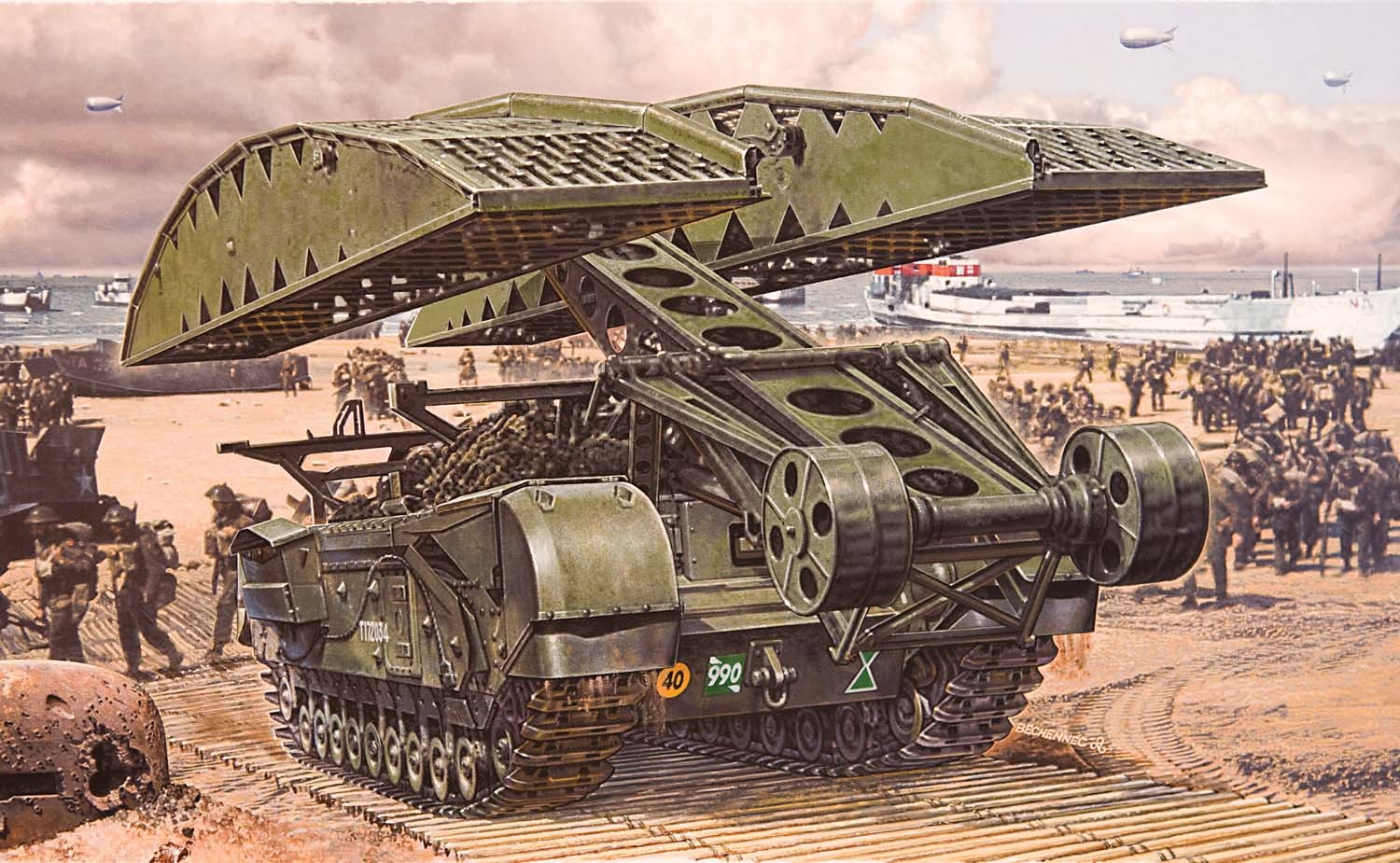 Airfix A04301V Churchill Bridge Layer 1:76 Scale
