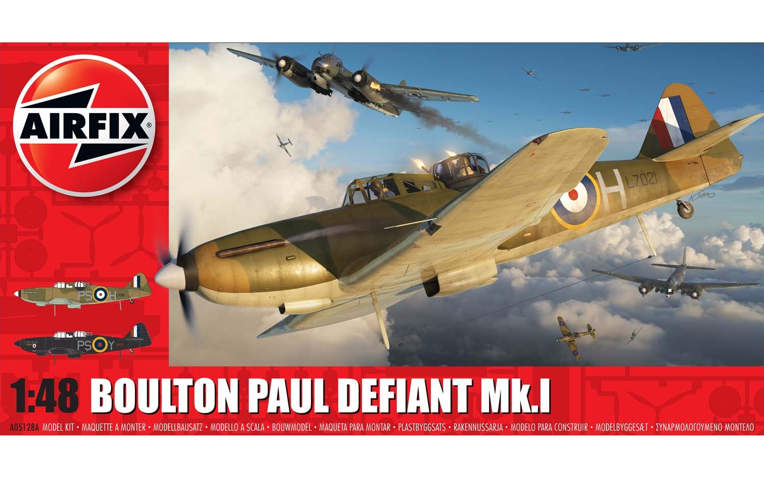 Airfix A05128A Boulton Paul Defiant Mk.1  1:48 Scale