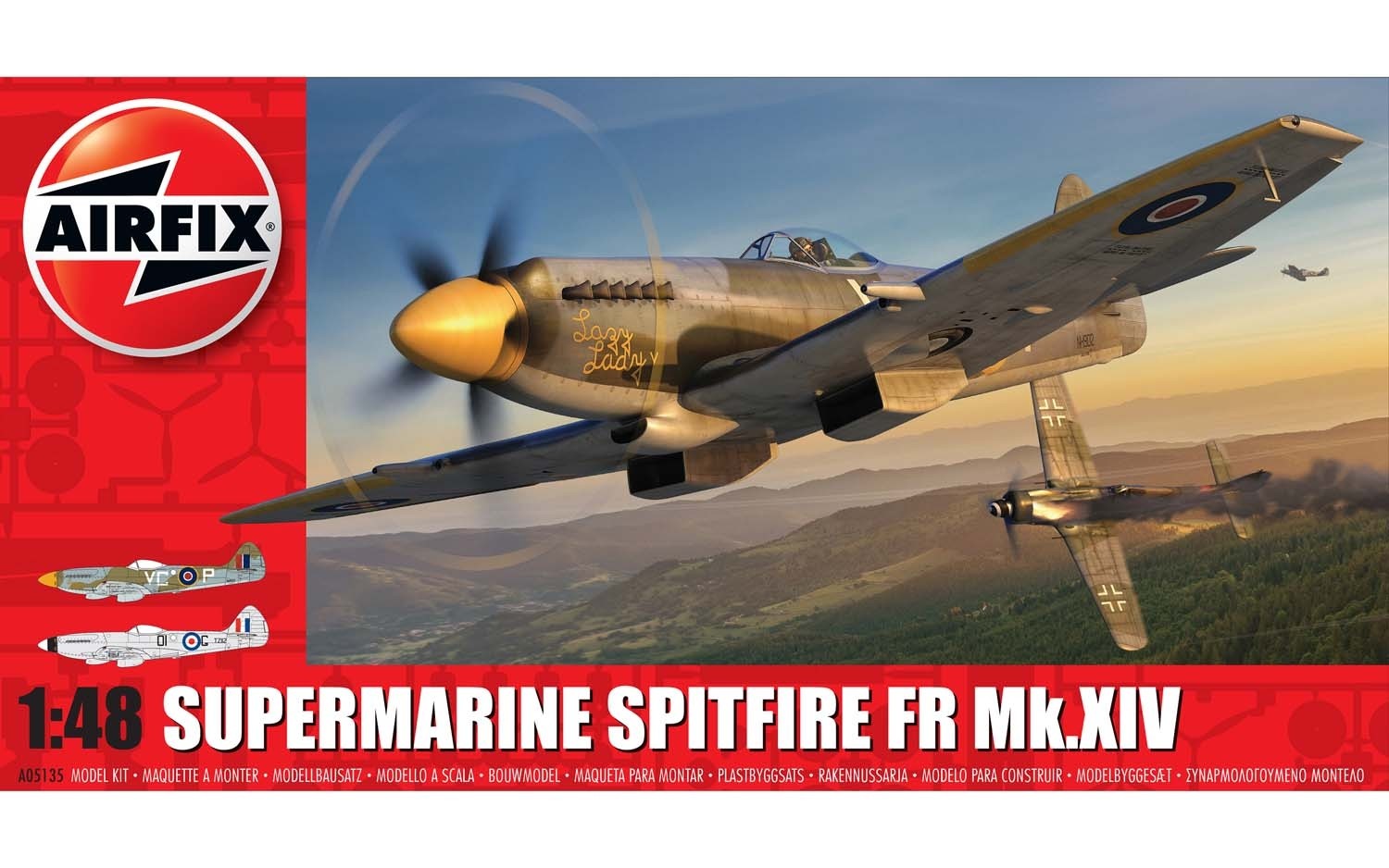 Airfix A05135 Supermarine Spitfire FR Mk.XIV 1:48 Scale