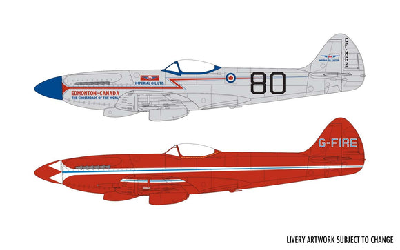 Airfix A05139 Supermarine Spitfire MkXIV Race Schemes 1:48 Scale