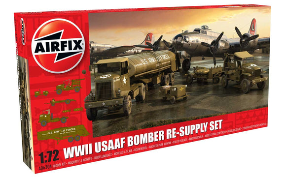 Airfix A06304 WWII USAAF 8th Bomber Resupply Set 1:72 Scale