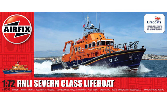 Airfix A07280 RNLI Severn Class Lifeboat 1:72 Scale