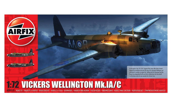 Airfix A08019 Vickers Wellington Mk.1A/C 1:72 Scale