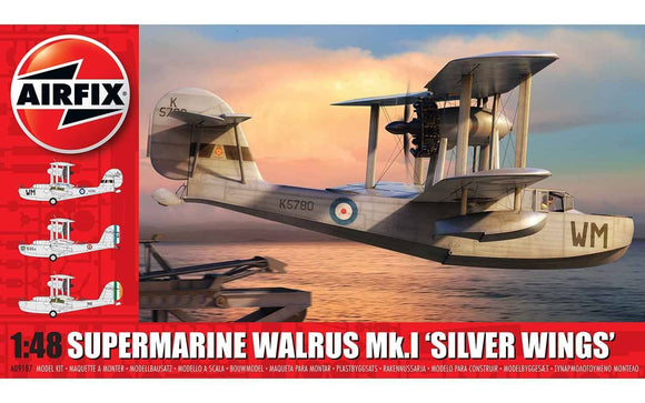Airfix A09187 Supermarine Walrus Mk.1 'Silver Wings' 1:48 Scale