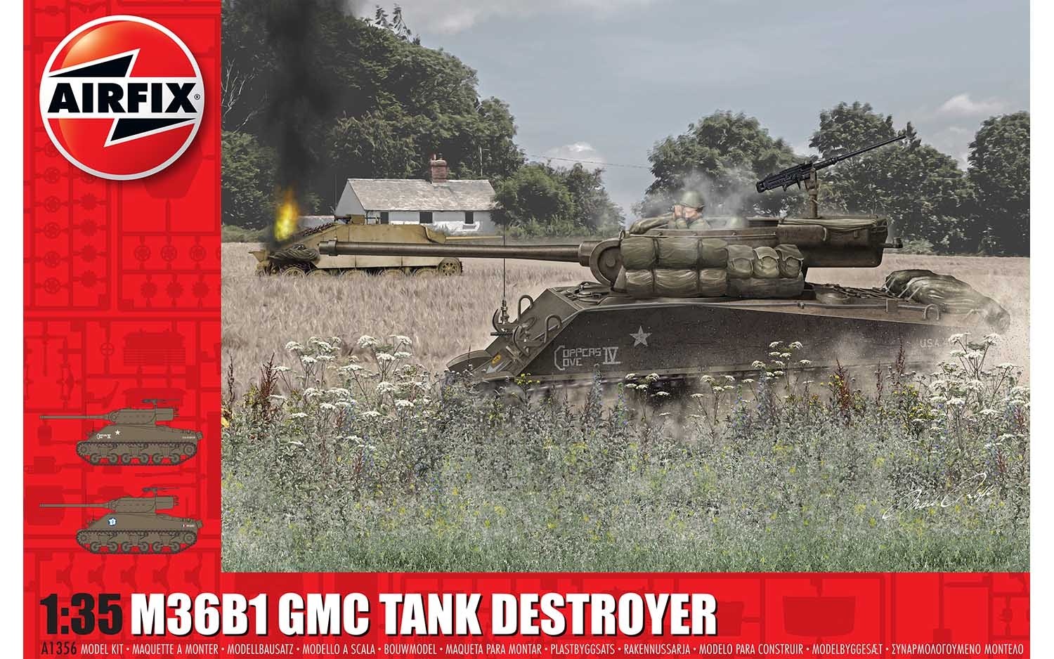 Airfix A1356 M36B1 GMC (U.S. Army) 1:35 Scale