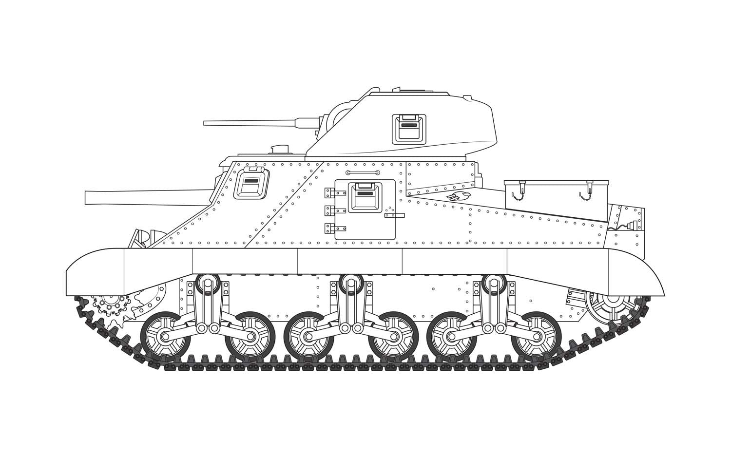 Airfix A1370 M3 Lee / Grant 1:35 Scale