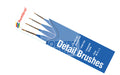 Humbrol AG4304	Brush Pack - Detail Ergonomic Handle 00, 0, 1, 2