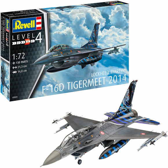 REVELL 03844 LOCKHEED MARTIN F-16D TIGERMEET 2014 1/72 SCALE