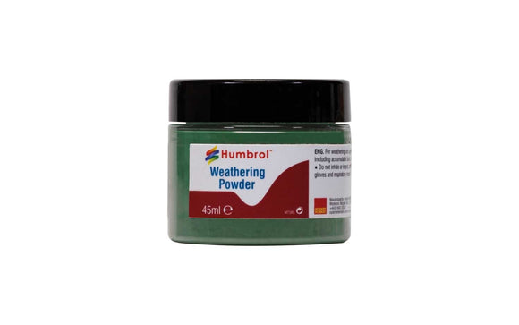 Humbrol AV0005 Weathering Powder Chrome Oxide Green 28ml