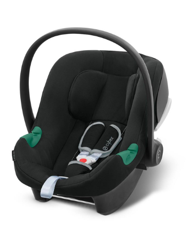 Cybex Balios S Lux Silver Frame Aton B2 Comfort Bundle in Lava Grey