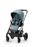 Cybex Balios S Lux Taupe Frame Aton B2 Comfort Bundle in Sky Blue