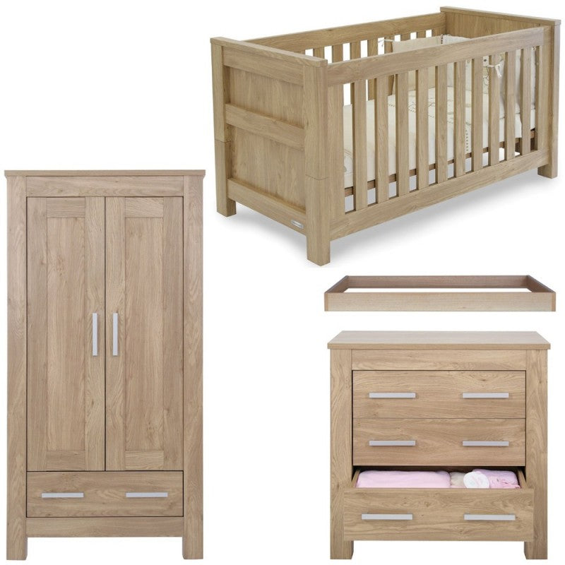 Babystyle Bordeaux Oak 3 piece nursery set