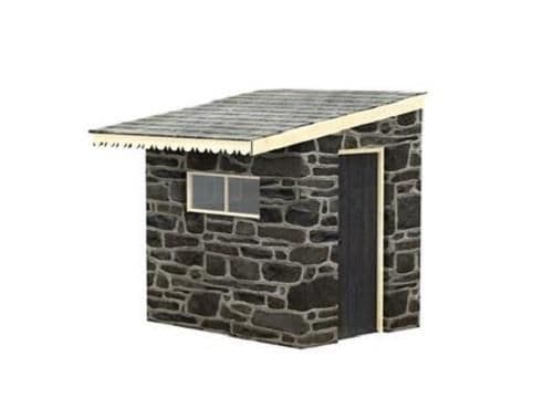 SCENECRAFT 44-0048 NARROW GAUGE STONE STATION HALT OO-9