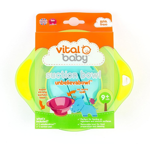 Vital Baby Suction Bowl Green and Yellow