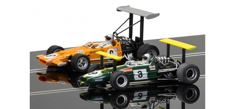 SCALEXTRIC CAR C3589A MCLAREN M7C VS BRABHAM BT26A LTD