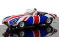 SCALEXTRIC CAR  C3878 JAGUAR E TYPE UNION JACK