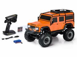 CARSON C404171 LAND ROVER DEFENDER  ROCK CRAWLER  RADIO CONTROLLED CAR 1:8 SCALE