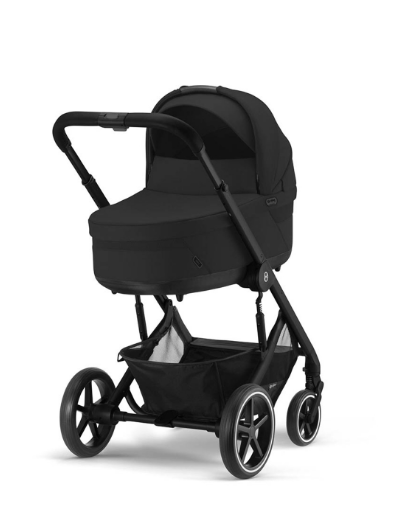 Cybex Balios S Lux Black Frame Essentials Bundle in Moon Black