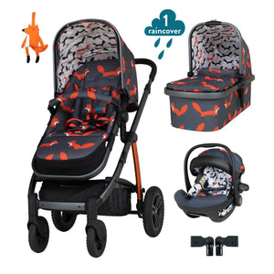 Cosatto WOW 2 Carseat Bundle Charcoal Mister Fox