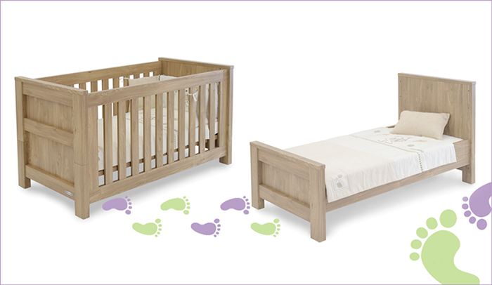 Babystyle Bordeaux Oak 3 piece nursery set