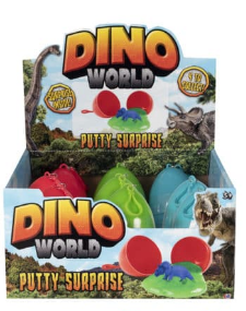 TOYMASTER 1375413 DINO WORLD PUTTY SURPRISE