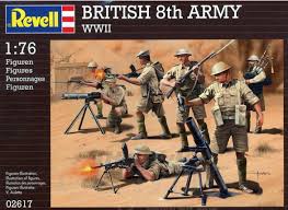 REVELL 02617 BRITISH 8TH ARMY  1/76 SCALE