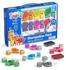 NUMBERBLOCKS STAMPOLINE PARK STAMP ACTIVITY SET