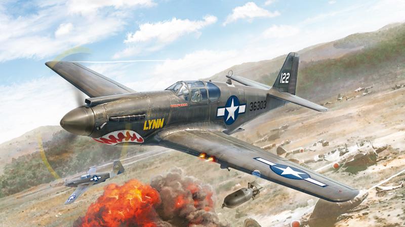 ITALERI  1423 P-51A MUSTANG   1/72 SCALE PLASTIC MODEL KIT