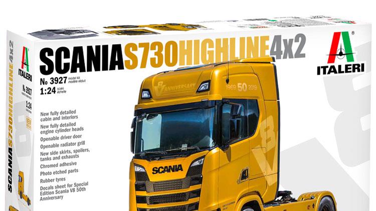 ITALERI 3927 SCANIA S730 HIGHLINE 4X2  1/24 SCALE