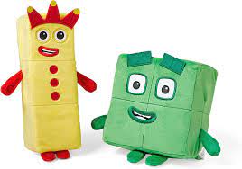 NUMBERBLOCKS THREE AND FOUR PLAYFUL PALS PLUSH