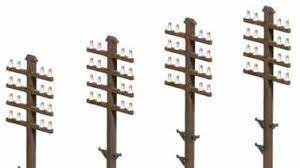 PECO RATIO 452 TELEGRAPH POLES