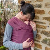 Close Caboo + Cotton Blend Baby Carrier - Burgundy