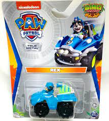PAW PATROL 49136996 TRUE METAL DIE CAST DINO RESCUE VEHICLE REX