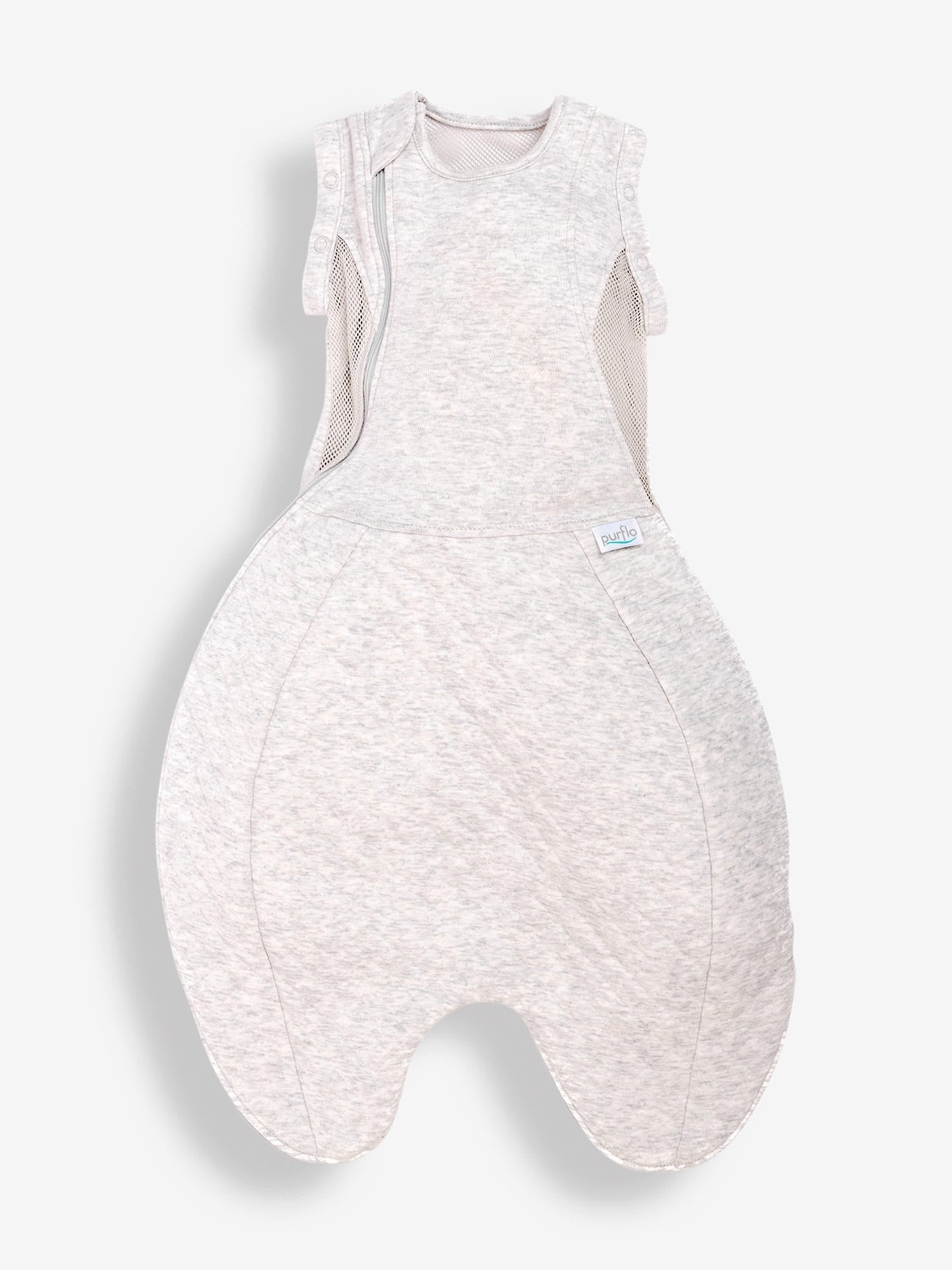 0.5 Tog Baby Sleep Bag in Minimal Grey - Lightweight - Purflo