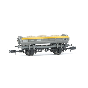EFE E87514 MERMAID 14 TON SIDE TIPPING BALLAST WAGON BR ENGINEERS GREY AND YELLOW