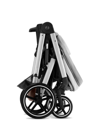 Cybex Balios S Lux Silver Frame Aton B2 Comfort Bundle in Lava Grey