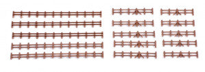 GAUGEMASTER KESTREL DESIGNS GMKD13B  FENCING BROWN  N GAUGE