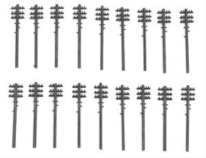 GAUGEMASTER KESTREL DESIGNS GMKD14  TELEGRAPH POLES   N GAUGE