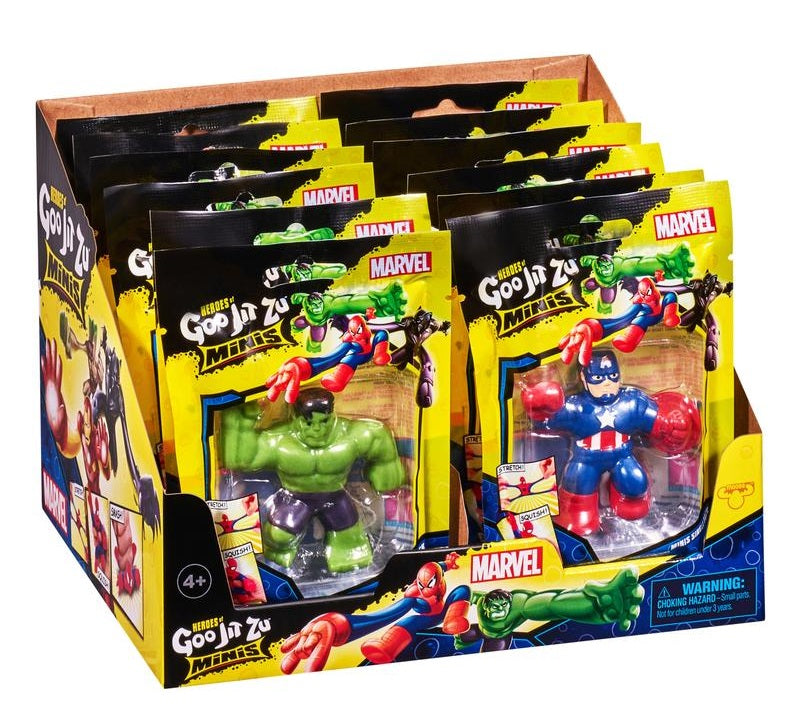 MARVEL 41160 GOO JIT ZU MINIS (ASSORTED CHARACTERS ONE SUPPLIED RANDOM)