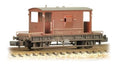 GRAHAM FARISH 377-525E 20 TON  BRAKE VAN BR BAUXITE EARLY WEATHERED N GAUGE WAGON