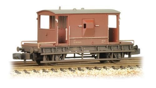 GRAHAM FARISH 377-525E 20 TON  BRAKE VAN BR BAUXITE EARLY WEATHERED N GAUGE WAGON